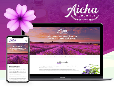 Lavender Website design landing page lavender lavender website ui design uiux