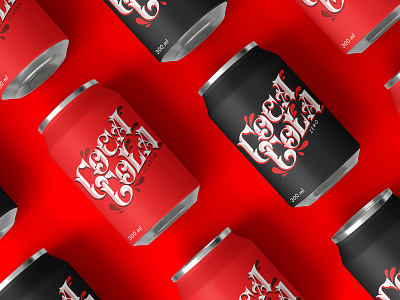 Coca Cola Typography art direction artwork branding calligraphy can design coca cola design graphic design illustration lettering logo packaging design red typography