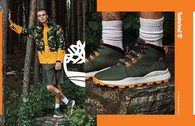 Timberland — Advertising ad advertising art direction branding design fashion graphic design nature print shoes timberland