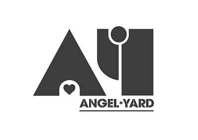 Angel Yard Identity branding environmental graphic graphic design logo typography