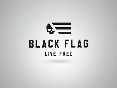Black Flag branding design graphic design logo typography