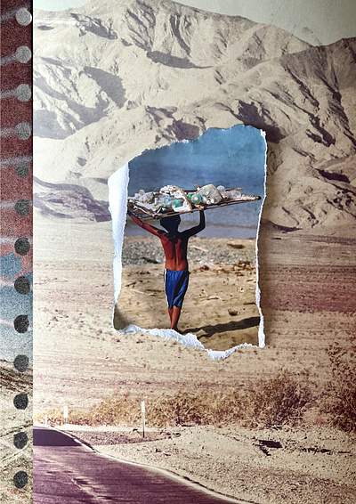"CARRYING" COLLAGE art artist collage graphic design photography photoshop