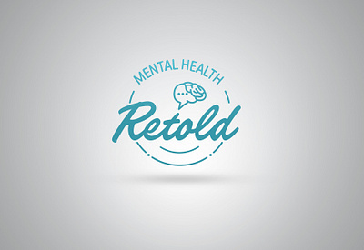 Mental Health Retold (Pod Cast Logo) branding design graphic design illustration logo typography