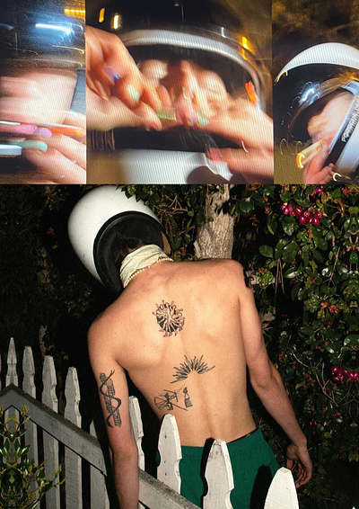 BACK TATTOOS artist collage graphic design photography photoshop