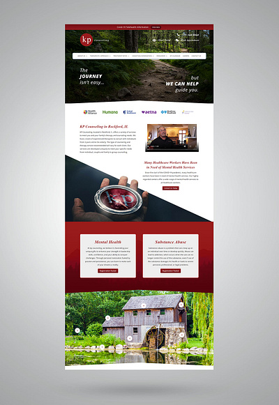 KP Counseling (Website Design) branding design ui ux