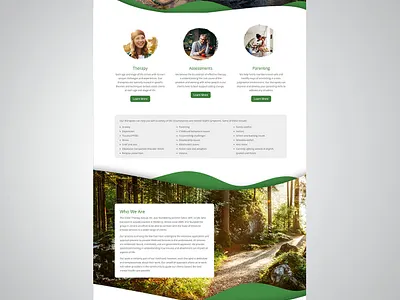 The Tabor Therapy Group (Website Design) branding design graphic design typography ui ux