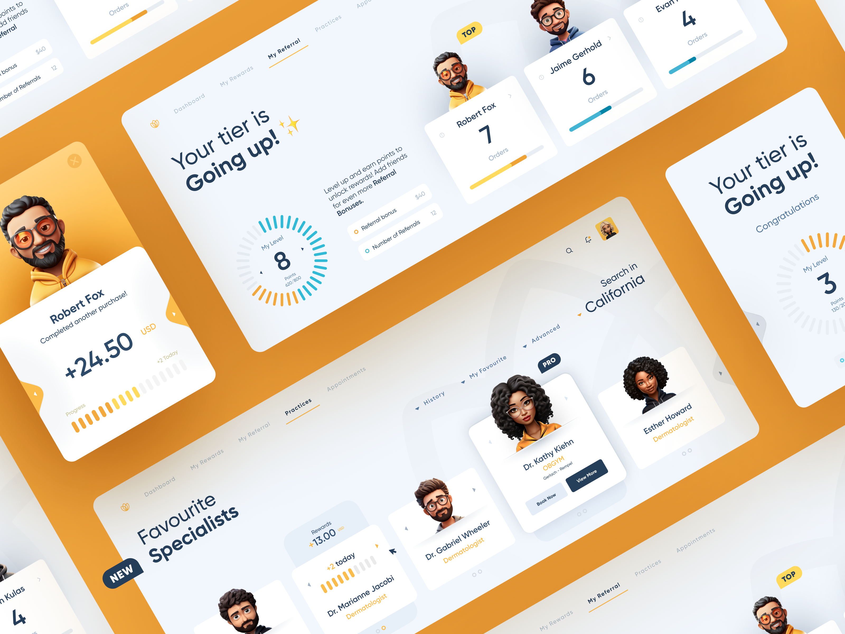 Example of Product Dashboard Design
