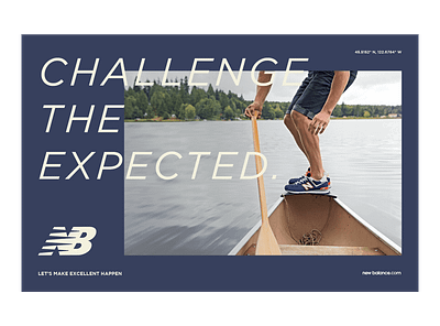 New Balance - Advertising ad advertising art direction branding design graphic design lifestyle nb new balance print sneakers