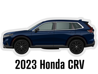 2023 Honda CRV Illustration animation branding car car illustration design graphic design honda honda crv illustration illustrator vector