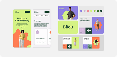 New Branding Project for Bilou. Mental Health App app branding design graphic design illustration logo typography ui