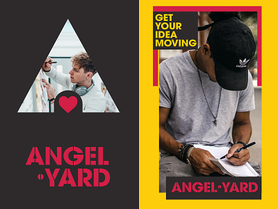 Angel Yard_Social Media brand language branding graphic design social media design typography