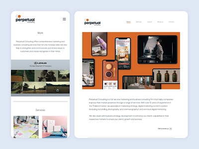 Perpetual Consulting — Web & Design system branding consulting desdign system design figma graphic design logo ui web design