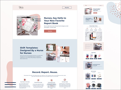 Landing Page | Moxie PRN branding cro graphic design landing page marketing ui