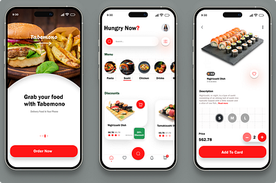 Delivery Food App ui