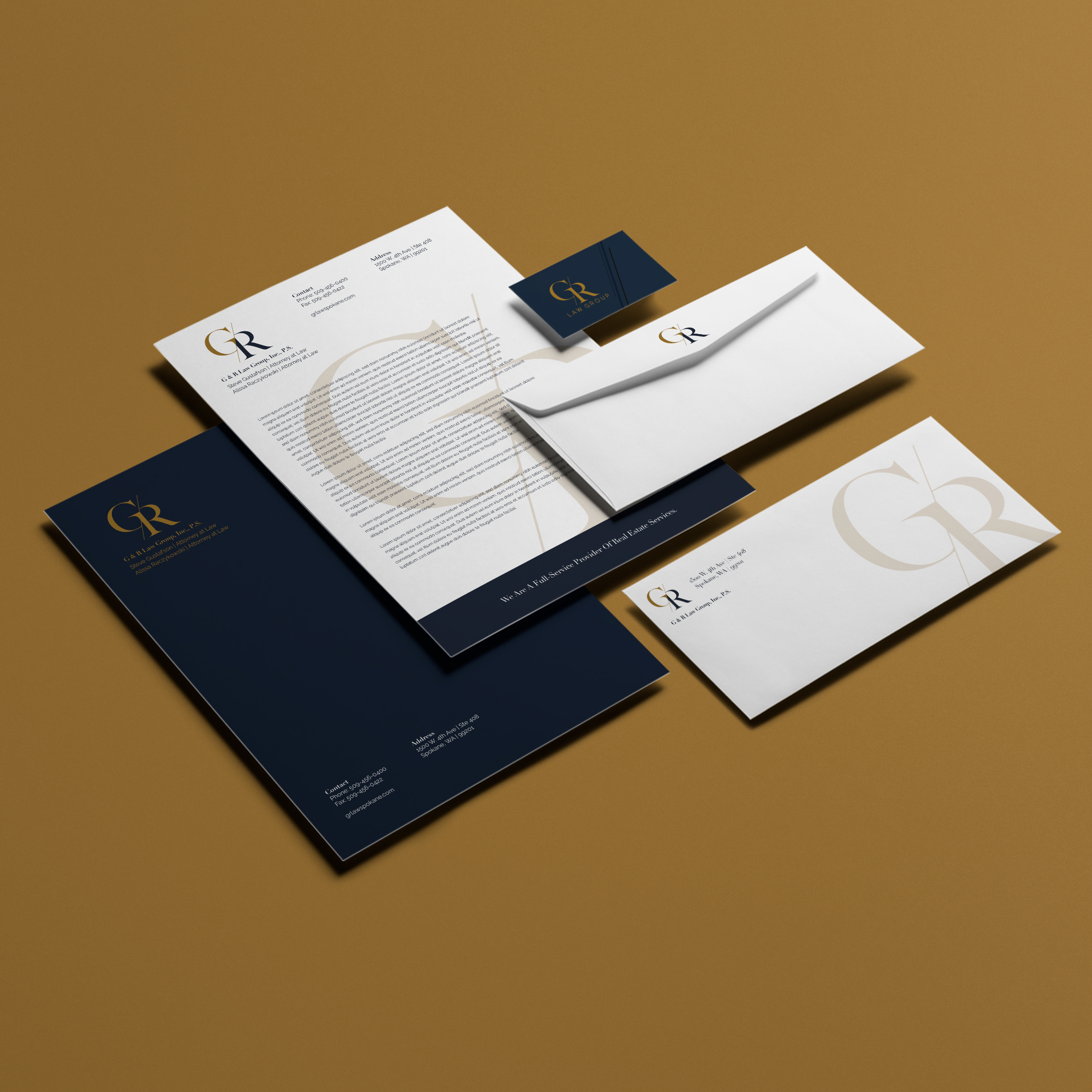 Logo & Brand Identity | GR Law Group brand identity branding design graphic design illustration logo spokane vector
