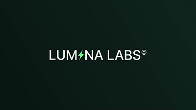 Lumina Labs - Logo animation for an AI-powered energy company animation branding clean design logo motion