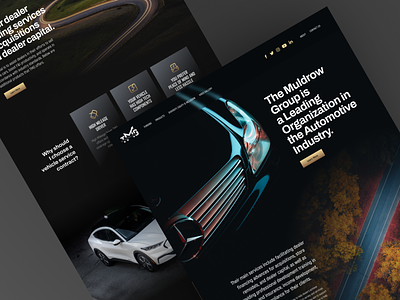Automotive Website Redesign automotive dark design graphic design illustration layout responsive typography ui ux website