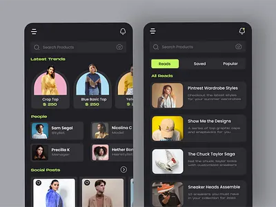 Thrifters brutalism design ecommerce mobile design mobile ui modern ui ux