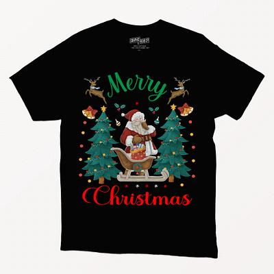 MERRY CHRISTMAS T-SHIRT DESIGN awesome t shirt design custom t shirt custom t shirt design design on black t shirt eye catching tshirt design merry christmas design merry christmas t shirt merry christmas t shirt design t shirt t shirt design typography design typography t shirt design