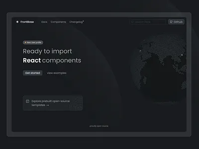 Monochrome landing page landing page monochrome ui uiux web ui