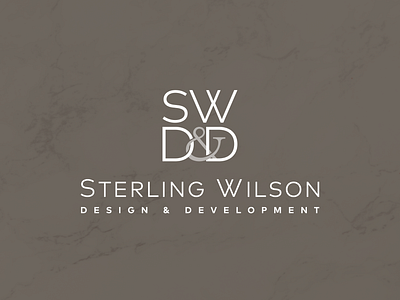 Sterling Wilson | Logo Design branding graphic design interior designer logo