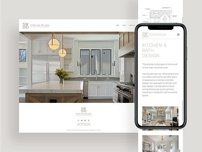 Sterling Wilson | Website graphic design interior designer website
