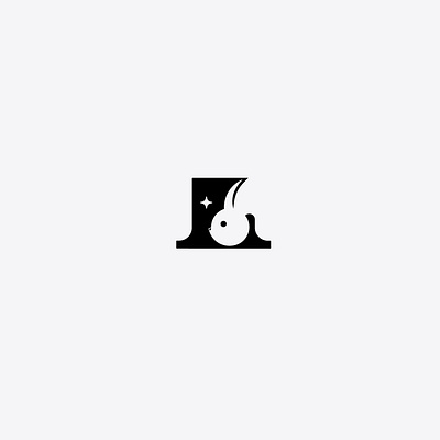 Magic / Hat + Rabbit branding design focus graphic design illustration logo magic minimalistic negative space rabbit star vector