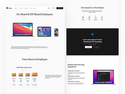 Feature Page Idea - Minimal & Apple Style applestyle branding design graphic design minimal productdesign ui userexperience ux webpage