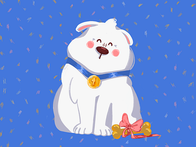 03 “First place dog” 2d children illustration illustration procreate