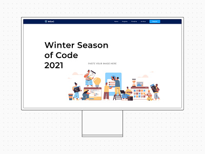 WSOC - Landing Page Design design ui ux