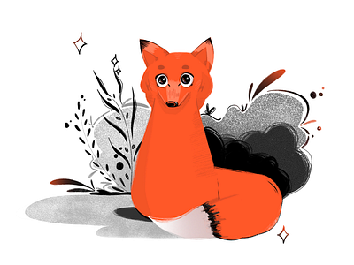 05 “Fox” children illustration concept art illustration procreate
