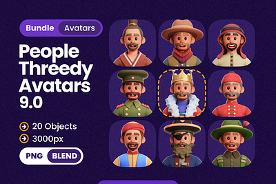 CULTURAL PEOPLE 3D AVATARS avatar boy character cultural icon illustration man metapeople people person profile user