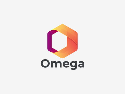 Omega branding design icon logo o coloring logo o design logo o icon o logo vector