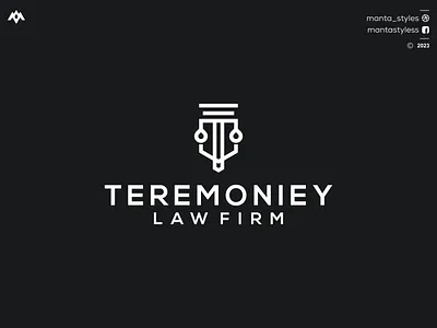 TEREMONIEY LAW FIRM branding design graphic design icon illustration letter logo minimal t company logo t icon t logo
