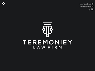 TEREMONIEY LAW FIRM branding design graphic design icon illustration letter logo minimal t company logo t icon t logo