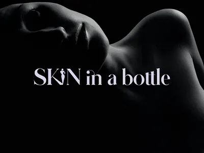 Skin in a bottle Logo Brand Identity Design beauty logo best logo boho logo botics logo branding cosmetic logo creative logo design graphic design logo logo design logo designer logo icon logo ideas logo type luxury logo skin care logo skin logo typography vector