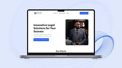 Lawfirm Landing Page design landing page lawfirm uidesign