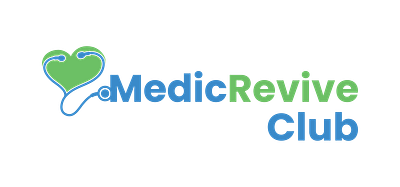 MedicReviveClub logo branding design graphic design illustration logo typography ux vector