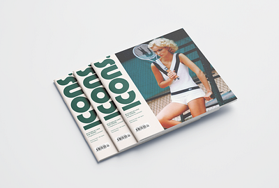 Icons. A magazine by Lacoste branding design editorial graphic design logo magazine