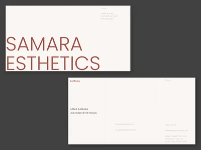 Skincare clinic | Business card beauty beige branding business card card design graphic design illustration minimalistic design skincare typography ui ux wellness