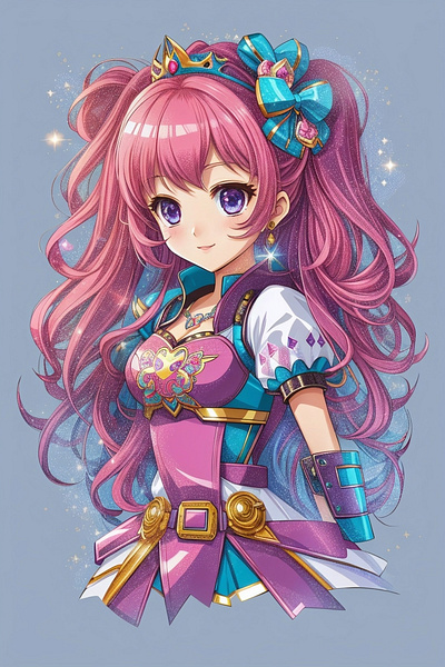 Zodiac Guardian: Powerful AI Anime Character Art in Cancer anime love