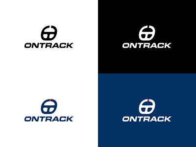On Track logo design drive driving icon icons illustration logo minimal minimalism minimalist o on track t vector wheel