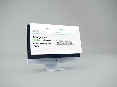 EVstation Web site Modern UI/UX 3d animation branding logo typography ui web design web dev website
