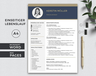 Lebenslauf Vorlage Resume Template PSD cv cv template resume resume for word resume mac resume pages resume template