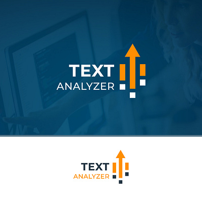 Text Analyzer Logo ana analyzer logo boost logo branding logo design luxury typography vector