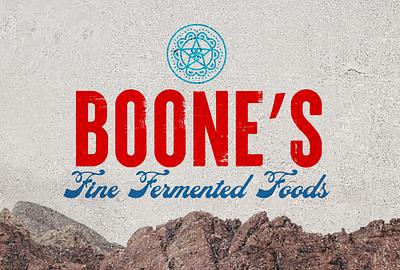 Boone's - Packaged Food Logo and Brand Identity Design brand identity branding design food and bev food and beverage graphic design illustrator logo logo design package design vector