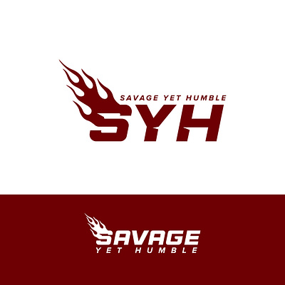 SYH LOGO clothing brand llogo lifestyle logo power logo s logo savage logo sports logo syh logo