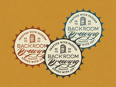 Backroom Brewing Badge Design adobe illustrator branding design illustration logo vector