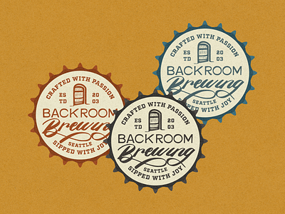 Backroom Brewing Badge Design adobe illustrator branding design illustration logo vector