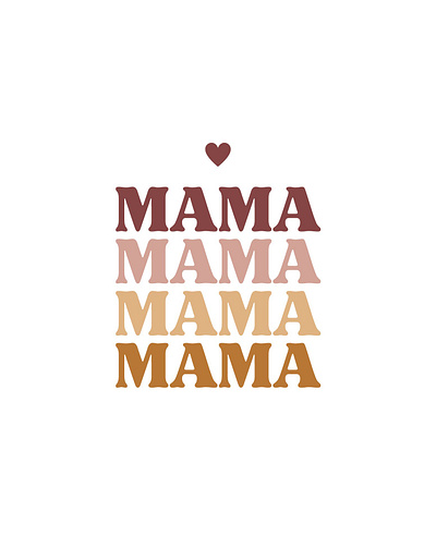 MAMA graphic heart mama tshirt